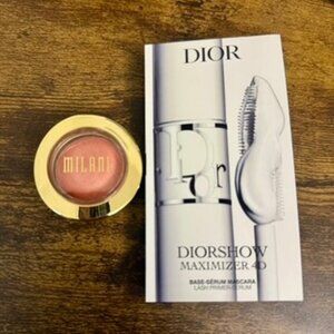 NEW Dior 4D Mascara Primer and Milani Blush mini Luminoso